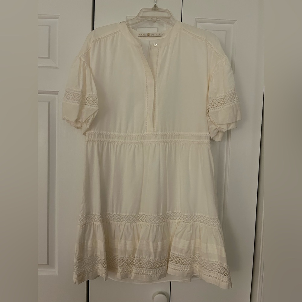 Marie Oliver Cream Puff Sleeve Sundress